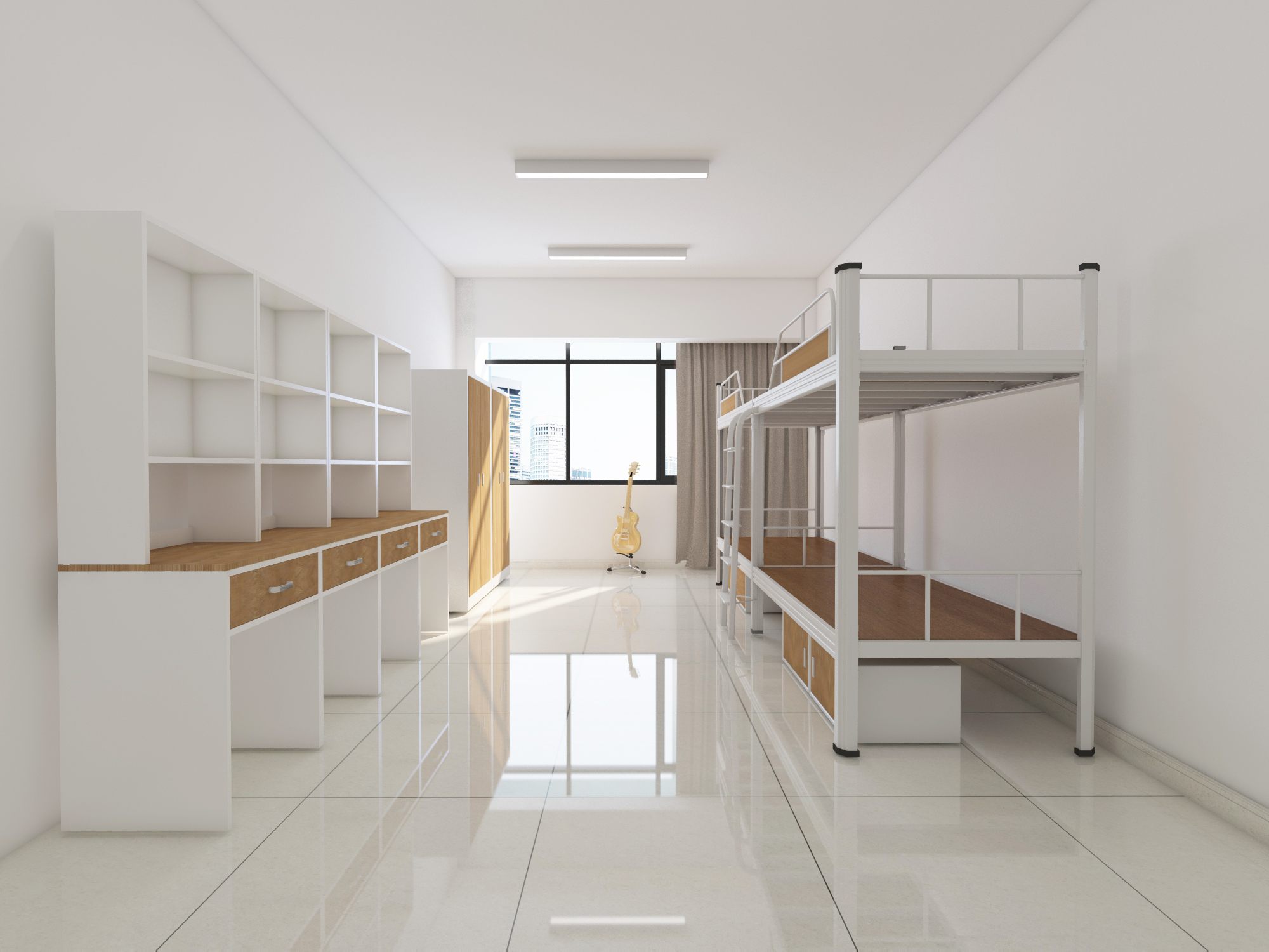 是什么讓雙層鐵床成為宿舍家具？